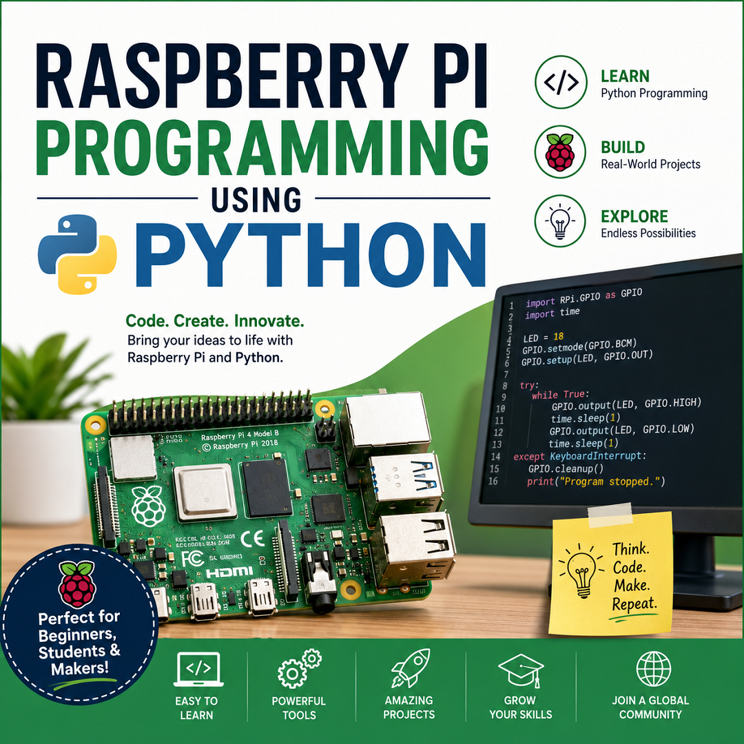 Raspberry Pi Python Course in Durgapur | Hands-on Training